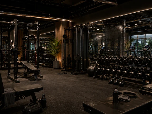 The gym is quiet, the weights are ready, and every reflection hides another corner to explore. Tiny has blended into the dark workout space. Can you find him before the next training session begins?